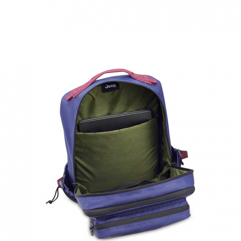 خرید کوله پشتی لپ تاپ دلسی مدل جیپ کوله پشتی تاکتیکی رنگ آبی چمدان ایران - JEEP DELSEY PARIS 274461002 chamedaniran 5